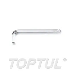 Chave Sextavada Longa com Ponta Esférica 8mm AGBL0816 Toptul Toptul