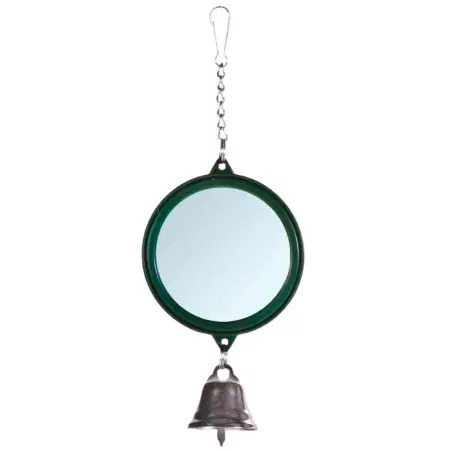 Espelho Redondo com Sino 5,5cm para Aves Trixie Trixie