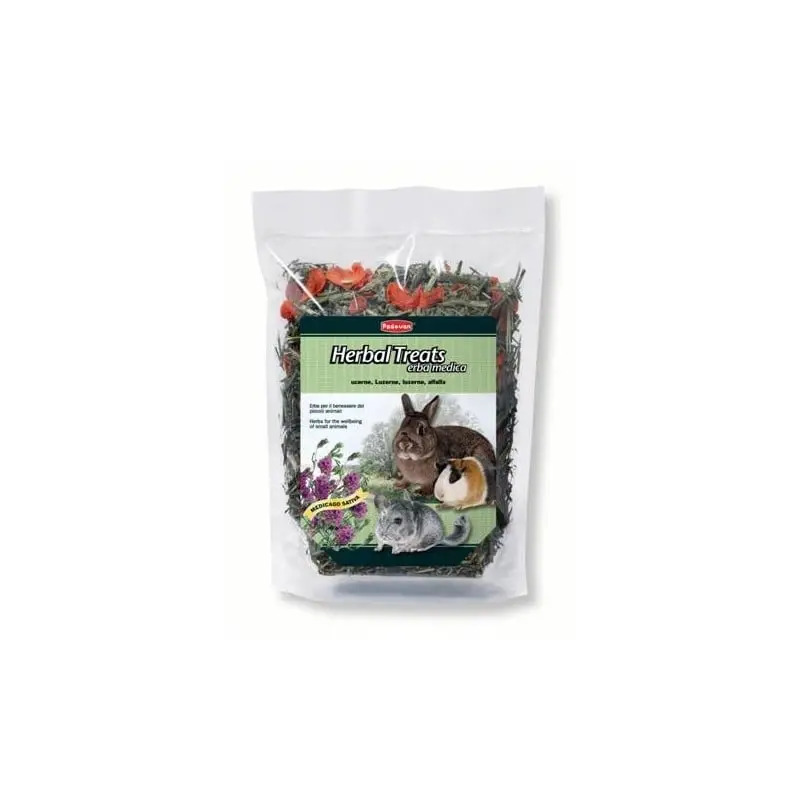 Ração Erva Alfalfa 270gr para Roedores Padovan