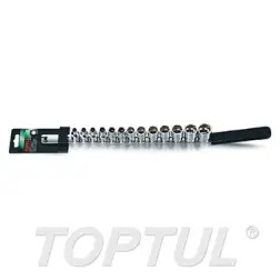 Jogo de 13 Chaves de Caixa 3/8" GAAQ1312 Toptul Toptul