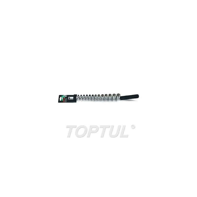 Jogo de 13 Chaves de Caixa 3/8" GAAQ1312 Toptul