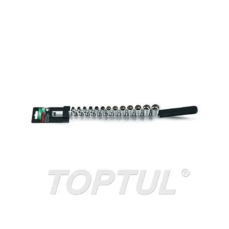 Jogo de 13 Chaves de Caixa 3/8" GAAQ1312 Toptul Toptul