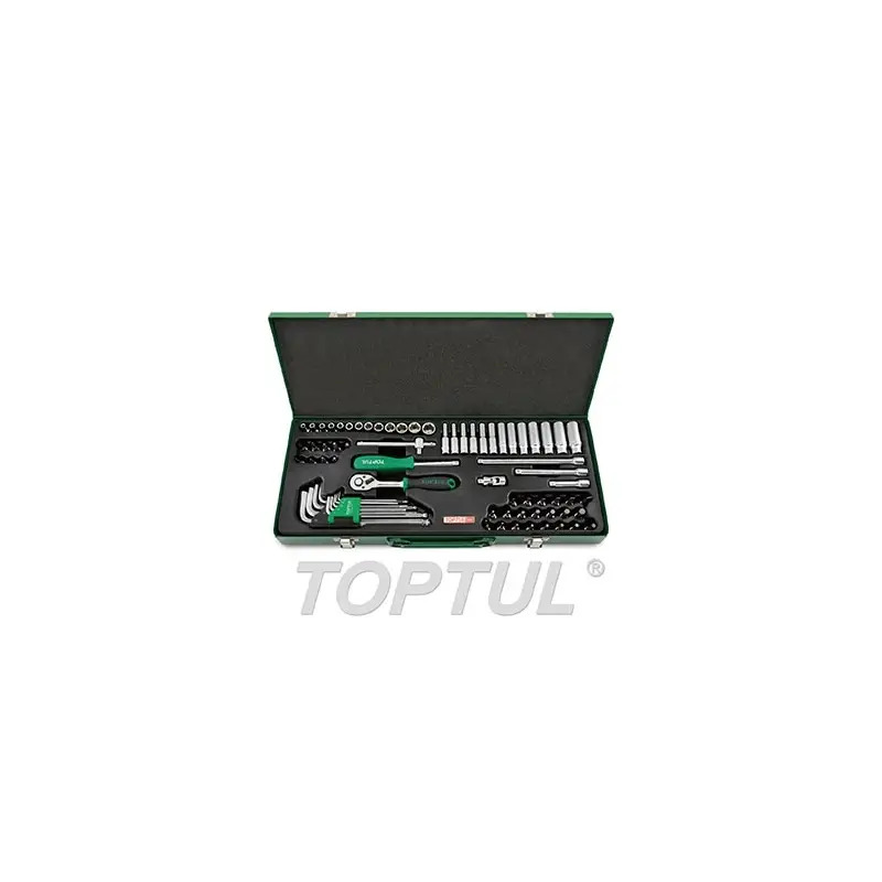 Jogo de 72 Chaves de Caixa 1/4" GCAD7202 Toptul