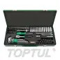 Jogo de 72 Chaves de Caixa 1/4" GCAD7202 Toptul