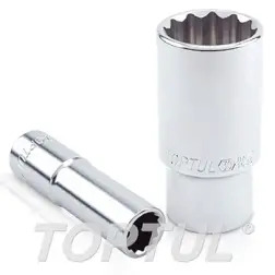 Chave de Caixa Longa 1/2" 12mm BAEF1612 Toptul Toptul