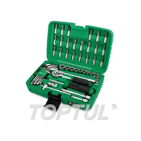 Jogo de Chaves de Caixa 1/4" 51 Peças GCAI5102 Toptul Toptul