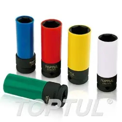 Chave de Impacto Longa Nylon 1/2" 21mm KABC1621 Toptul Toptul