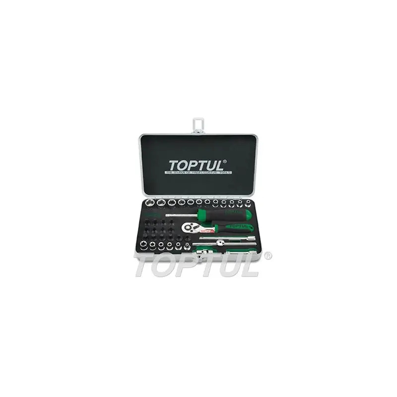 Jogo de Chaves de Caixa 1/4" 38 Peças GCAD3801 Toptul