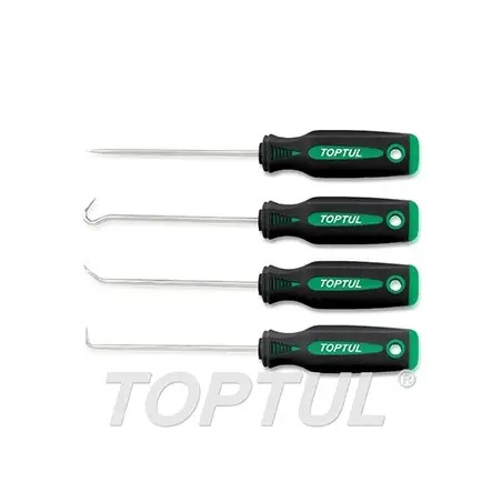 Jogo de Picaretas Ganchos Mini 4 Peças GAAR0401 Toptul Toptul