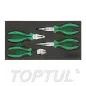 Jogo de 4 Alicates em Tabuleiro GVA0405 Toptul