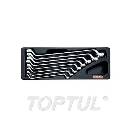 Jogo de Chaves Luneta 75º 8 Peças GAAT0802 Toptul Toptul