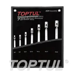 Jogo de Chaves Tubulares Giratórias Duplas GPAQ0701 Toptul Toptul