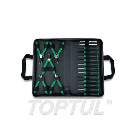 Estojo em Nylon Precision 19 Peças GPN-019A Toptul Toptul