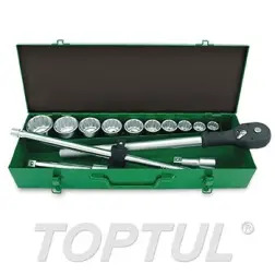 Jogo de 14 Chaves de Caixa 3/4" GCAD1406 Toptul Toptul