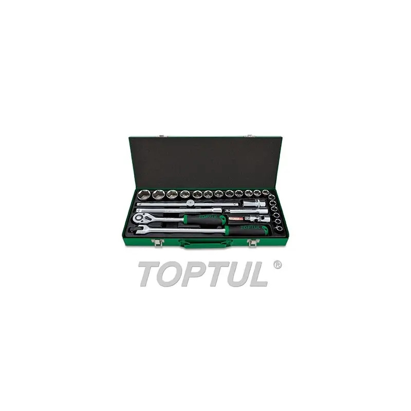 Jogo de Chaves de Caixa 1/2" 25 Peças GCAD2512 Toptul