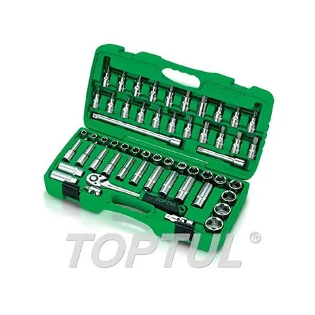 Jogo de Chaves de Caixa 1/2" 55 Peças GAAI5502 Toptul Toptul