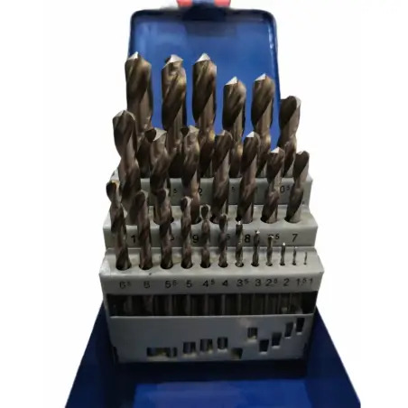 Jogo de 170 Brocas HSS-Cobalto Din 338 com Mala 1-10mm Master-Prof Master-Prof