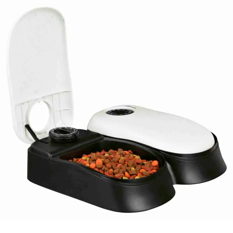 Alimentador Duplo Automático "TX2" para Cão 24372 Trixie Alimentador Duplo Automático "TX2" para Cão 24372 Trixie