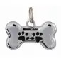 Placa Identificadora em Forma de Osso 35x20mm para Cão Trixie
