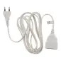 Extensão Macho/Fêmea HO3VVH-2F 2x0,75 2,5A Branca Electraline