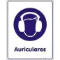 Placa Sinalizadora em PVC "Usar Protetores Auriculares" Valpec