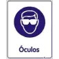 Placa Sinalizadora em PVC "Usar Óculos" Valpec