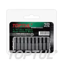 Bits Torx 1/4" T9x25mm 10Peças FSEA0809G - 1250860021