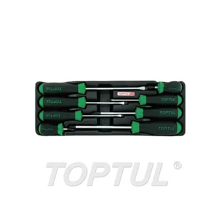 Tabuleiro com Jogo de 8 Chaves de Fenda e Phillips GAAT0805 Toptul Toptul