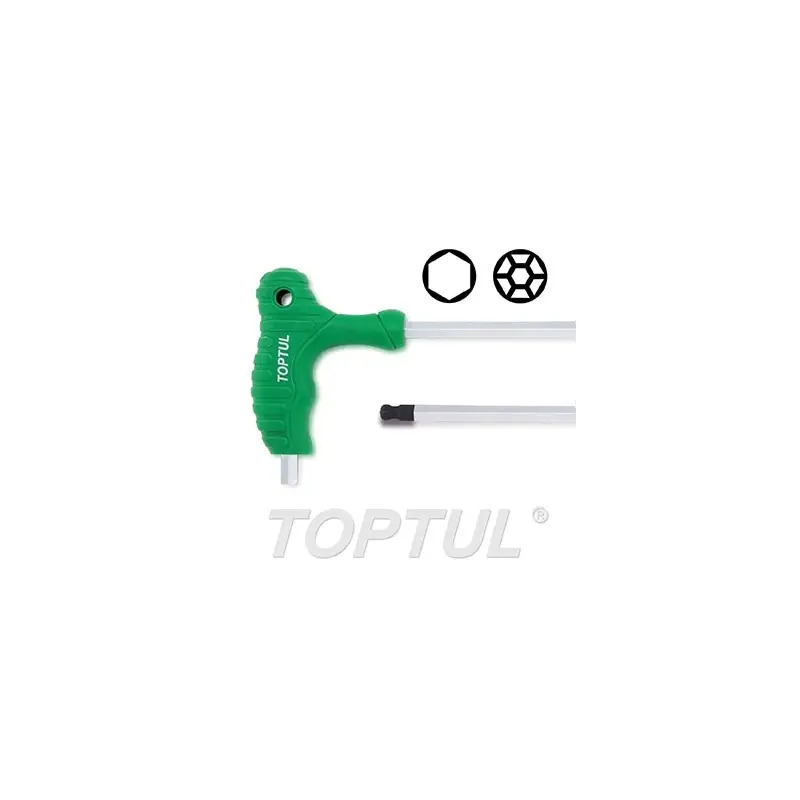 Chave Dupla Hexagonal com Ponta Esférica 4mm AGCA0415 Toptul