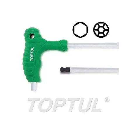 Chave Dupla Hexagonal de Ponta Esférica 10mm AGCA1028 Toptul Toptul