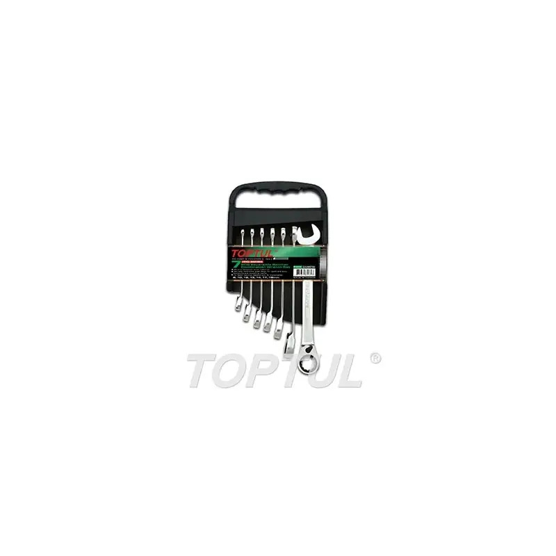 Chaves Mistas de Boca/Roquete Reversível 7 Peças GAAM0709 Toptul
