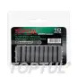 Jogo de 10 Bits Sextavos 1/4" 4x25mm FSDA0804G Toptul