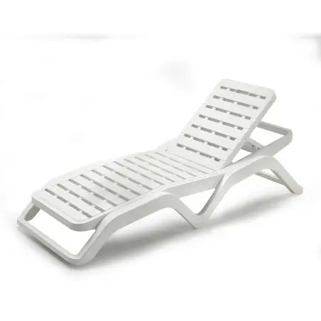 Espreguiçadeira Scirocco Branca 72x187x45cm 11900 Ipae Ipae