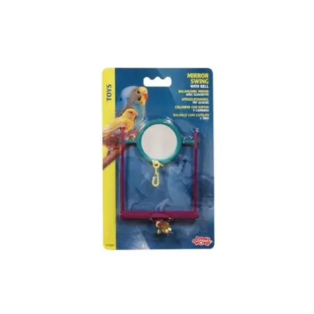 Baloiço com Espelho e Sino para Aves Living World Living World