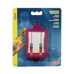 Brinquedo Espelho com Contas para Aves Living World Living World