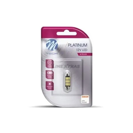 Lâmpada Automóvel C5W SV8.5 36mm SMD5630 Canbus 12V Osram Osram