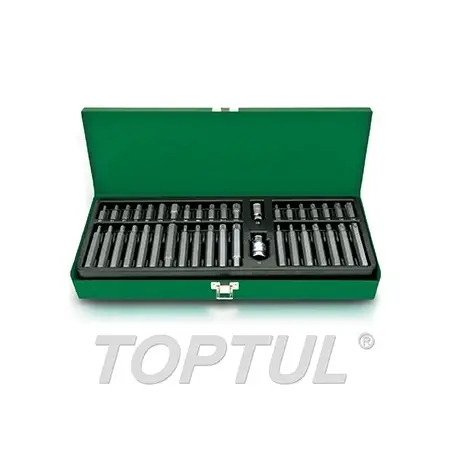 Jogo de Bits 3/8"-1/2" 40 Peças GAAD4002 Toptul Toptul