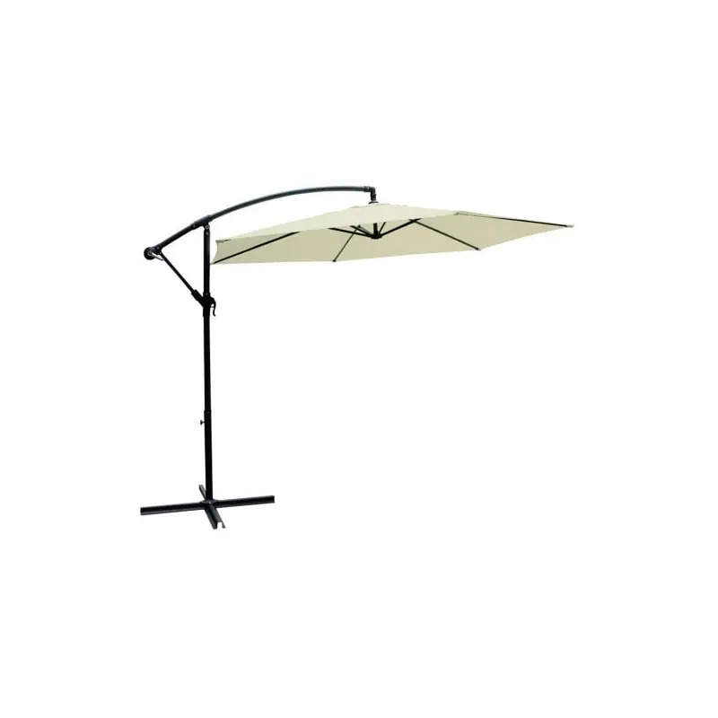 Guarda-Sol Banana 270cm Beje com Suporte 53884 Aktive