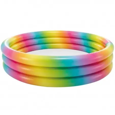 Piscina Redonda 3 Argolas Multicolor 168x38cm 58449 Intex Intex