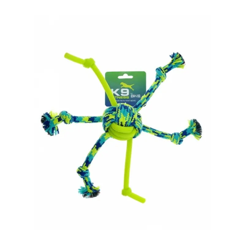 Brinquedo para Cães Bola Aranha com Cordão TPR 96365 K9