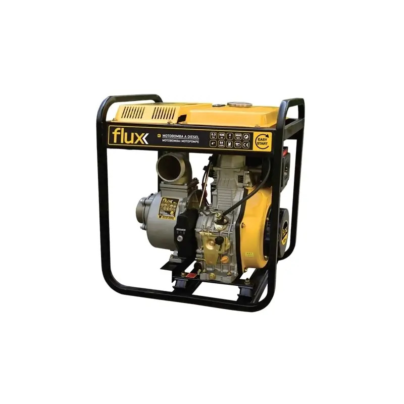 Motobomba Diesel 4T-4" 15lt Flux