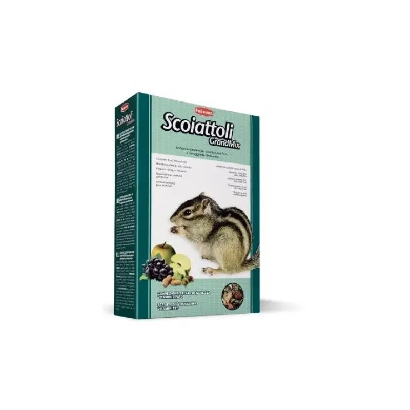 Ração para Esquilos 750gr Padovan Ração para Esquilos 750gr Padovan