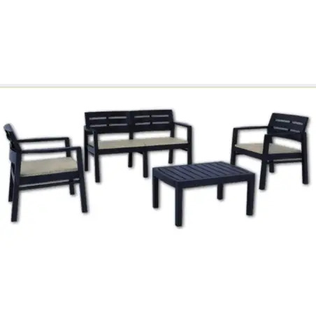 Conjunto de Mesa com 2 Cadeiras e 1 Banco Java Campilex Campilex