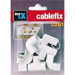 Acessórios Brancos para Calha Técnica Cablefix 2201 Pack 10un Inofix Inofix