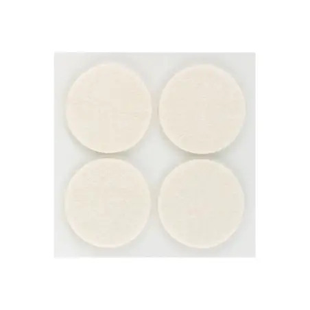 Feltro Adesivo Redondo Branco 38mm Pack 4un Inofix Inofix