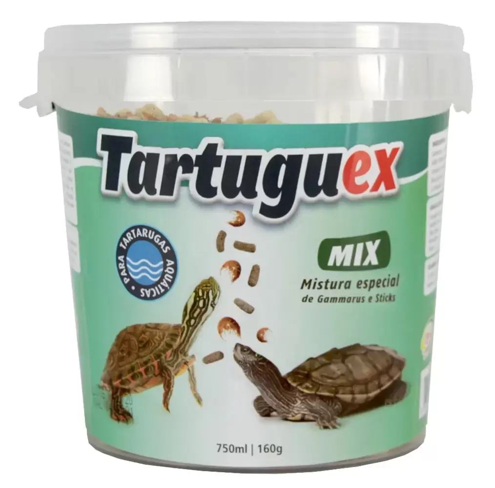 Alimento para Tartarugas Tartuguex Mix - Gammarus+Sticks 1Kg OrniEx