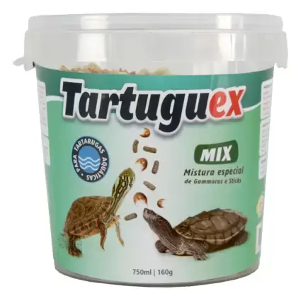 Alimento para Tartarugas Tartuguex Mix - Gammarus+Sticks 1Kg OrniEx OrniEx
