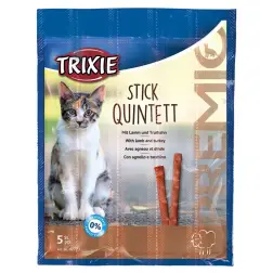 Snack Prémio Stick Quintett com Cordeiro e Peru para Gato 42723 Trixie Trixie