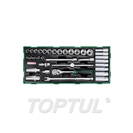 Jogo de Chaves de Caixa 3/8" 35 Peças GTB3503 Toptul Toptul