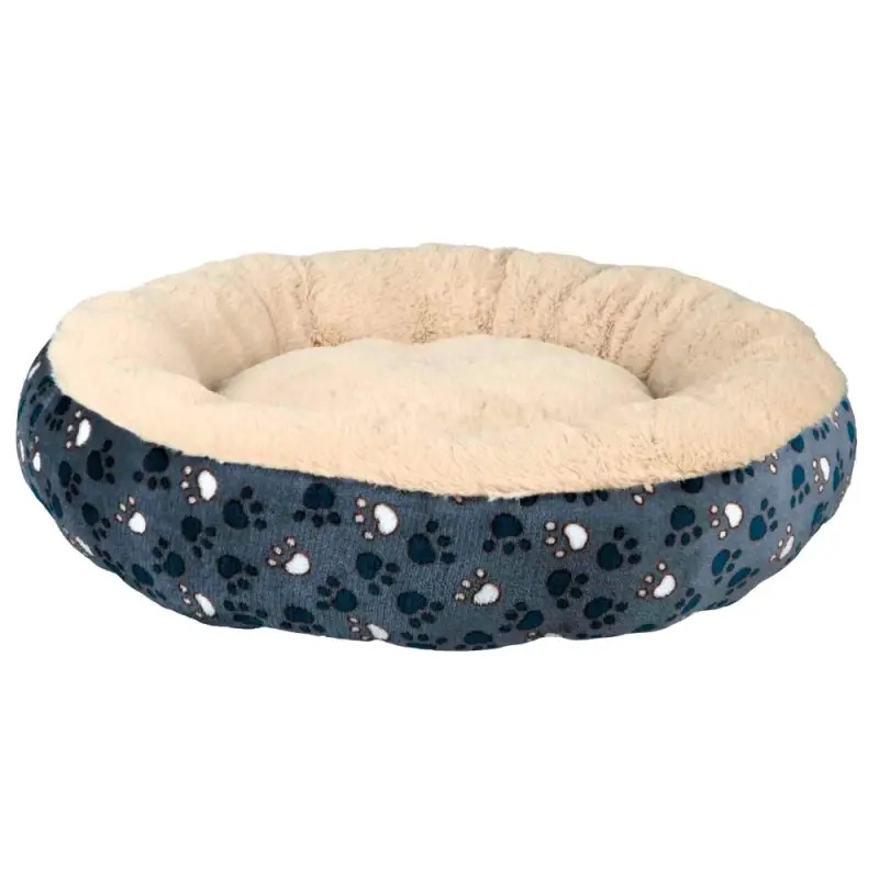 Cama Redonda "tammy" Ø50 Cm  azul/bege Trixie